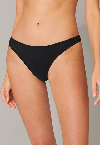 Schiesser Damen String schwarz 161918-000