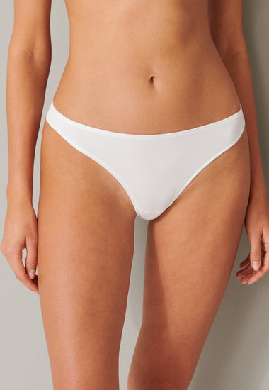 Schiesser Damen String weiß 161918-100