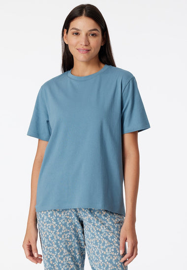 Schiesser Damen T-Shirt blaugrau 179267-808