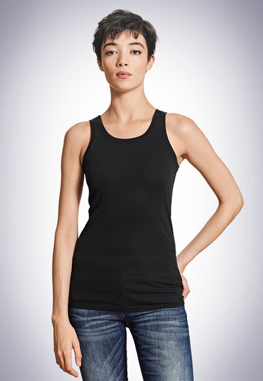 Schiesser Damen Top - Berta schwarz 170785-000