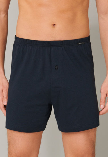 Schiesser Herren 2er Pack Boxershorts dunkelblau 180930-803