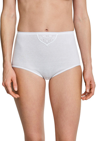 Schiesser Damen 2er Pack Maxi weiß 145241-100