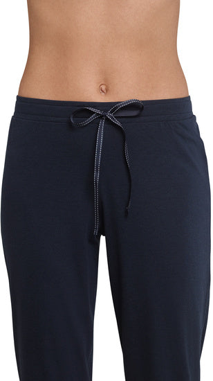 Schiesser Damen Anzug 3/4 lang, 1/2 Arm nachtblau 161067-804