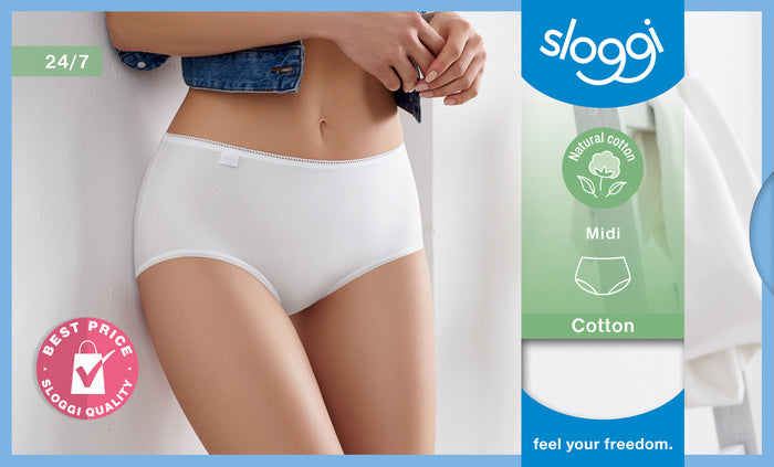 Sloggi 24/7 Cotton Midi white
