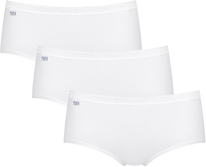 Sloggi Basic+ Midi 3er Pack white