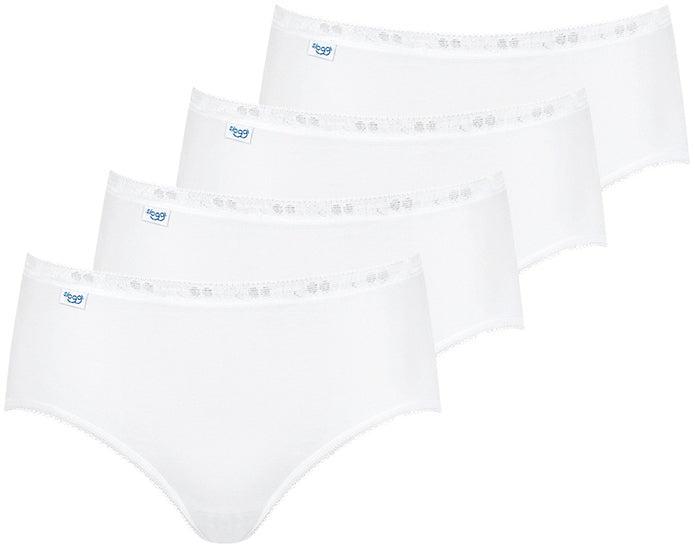 Sloggi Basic+ Midi 4er Pack white