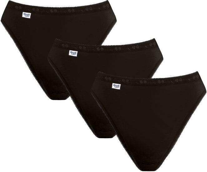 Sloggi Basic+ Tai 3er Pack black