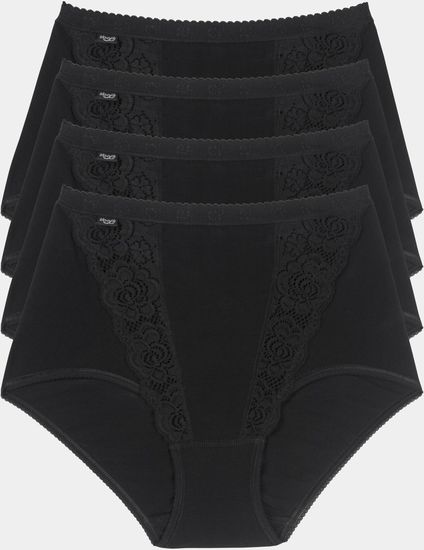 Sloggi Chic Maxi 4er Pack black