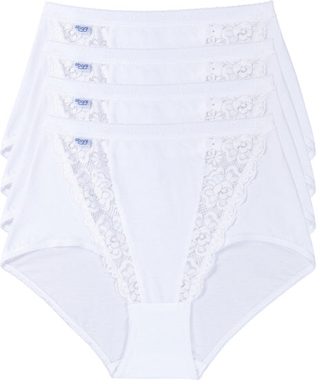 Sloggi Chic Maxi 4er Pack white
