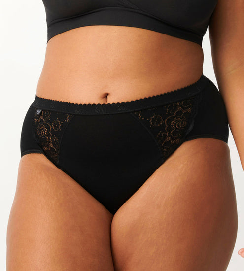 Sloggi Chic Midi 4er Pack black