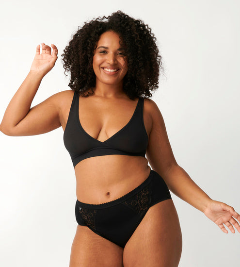 Sloggi Chic Midi 4er Pack black