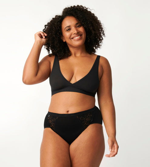 Sloggi Chic Midi 4er Pack black