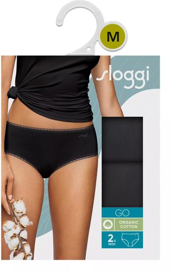 Sloggi GO H Midi 2er Pack schwarz