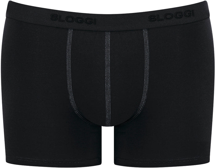 Sloggi MEN 24/7 Herren Slip Short 2er-Pack black