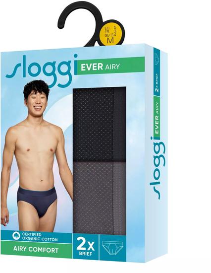 Sloggi men EVER Airy H Brief 2er Pack schwarz