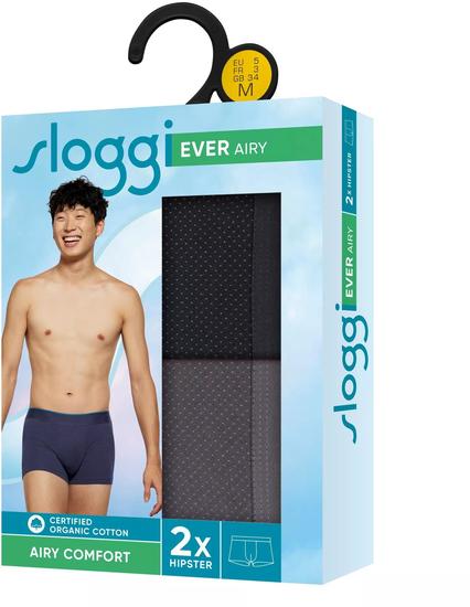 Sloggi men EVER Airy H Hipster 2er Pack schwarz