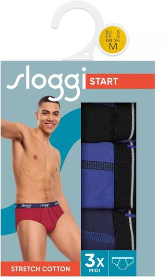 Sloggi men Start Midi 3er Pack box multiple colours 5