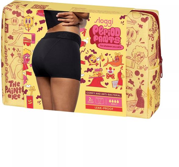 Sloggi Period Pants Short Heavy 2er Pack schwarz