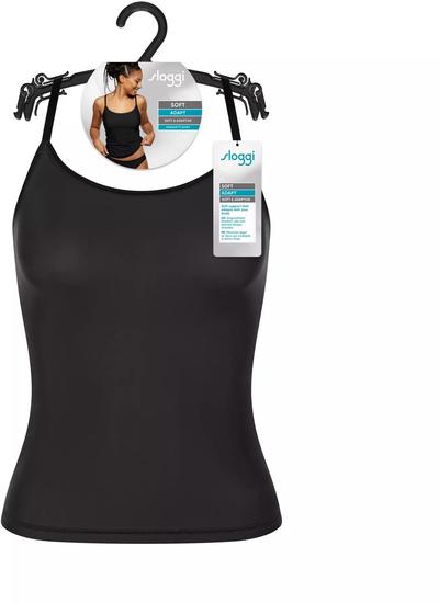 Sloggi Soft ADAPT Spaghetti shirt schwarz
