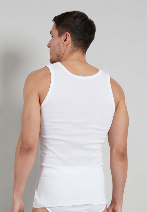 TOM TAILOR Tanktop 2er Pack weiss