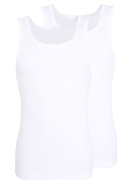 TOM TAILOR Tanktop 2er Pack weiss