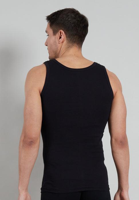 TOM TAILOR Tanktop 2er Pack black