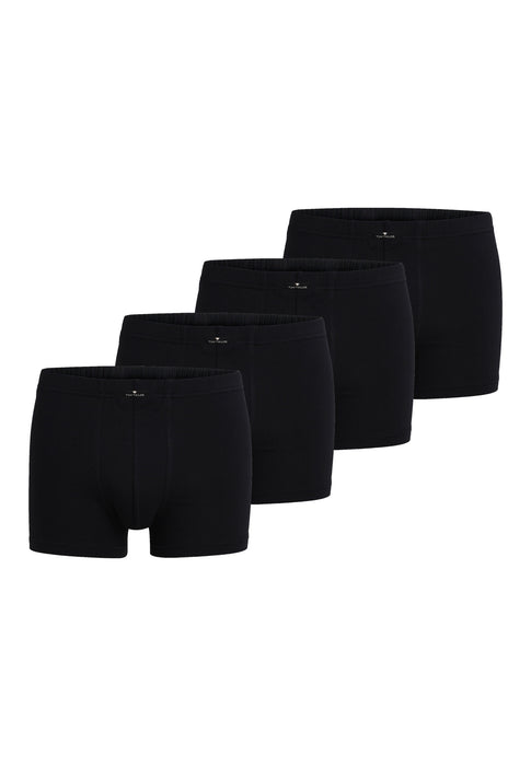 TOM TAILOR Pants 4er Pack schwarz-dunkel-uni