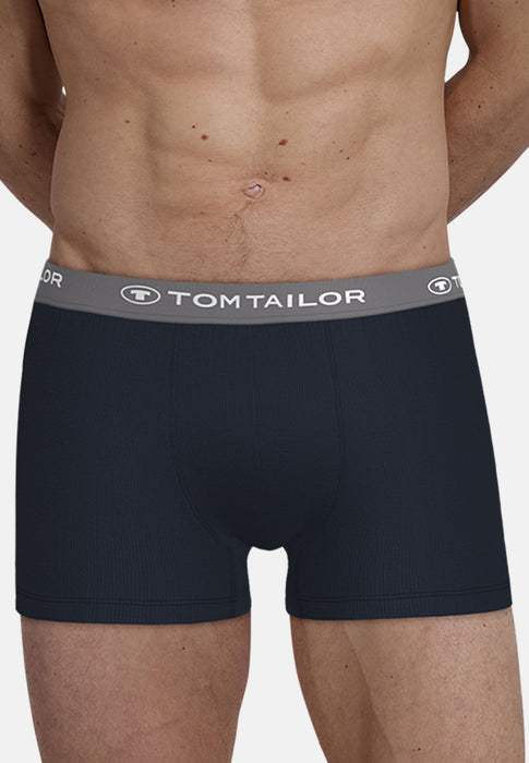 TOM TAILOR Hip Pants 3er Pack blau-dunkel-multicolor