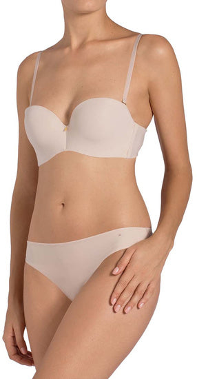 Triumph Body Make-Up Essentials Bügel-BH mit Einlage und abnehmbaren Trägern nude beige