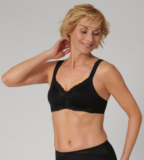 Triumph Bra molded Modern Lace+Cotton N black