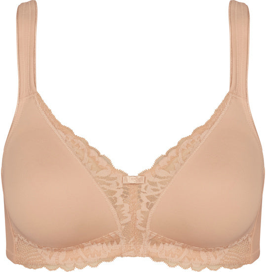 Triumph Bra molded Modern Lace+Cotton N neutral beige