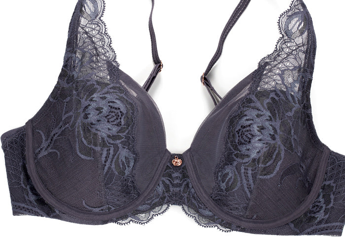 Triumph Bra molded Wild Peony Florale WP pebble grey