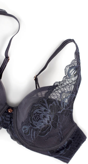 Triumph Bra molded Wild Peony Florale WP pebble grey