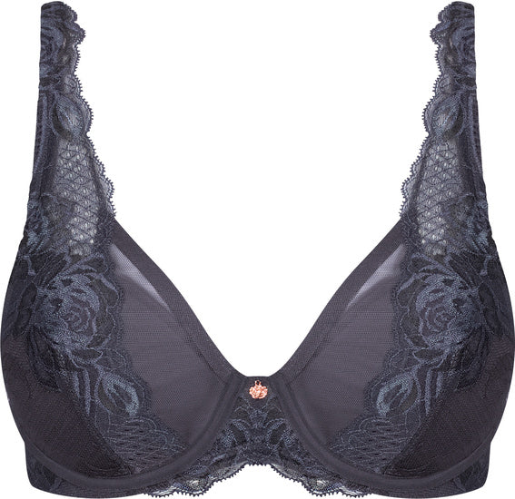Triumph Bra molded Wild Peony Florale WP pebble grey