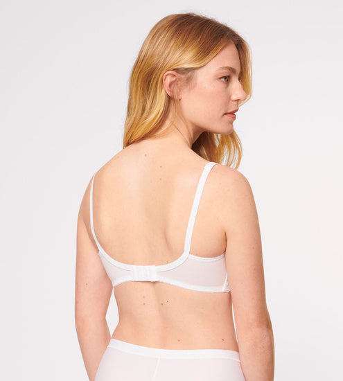 Triumph Compliment  Damen Miederwaren BH kurz Mittelträger mit Bügel weiß