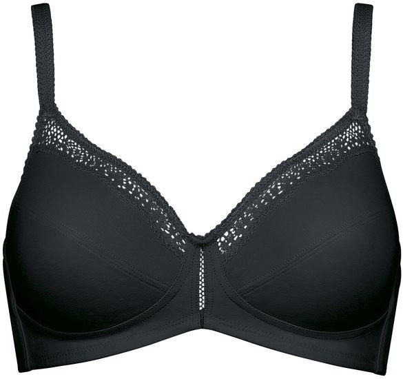 Triumph Cotton Beauty BH ohne Bügel black