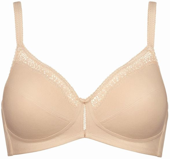 Triumph Cotton Beauty BH ohne Bügel teint