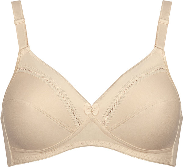 Triumph Cotton Classic Stretch BH ohne Bügel teint