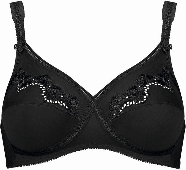Triumph Elasti Cross + Cotton BH ohne Bügel black