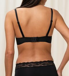 Triumph Lovely Micro Bügel-BH mit Halbschale, Einlage und multioptionalen Trägern black