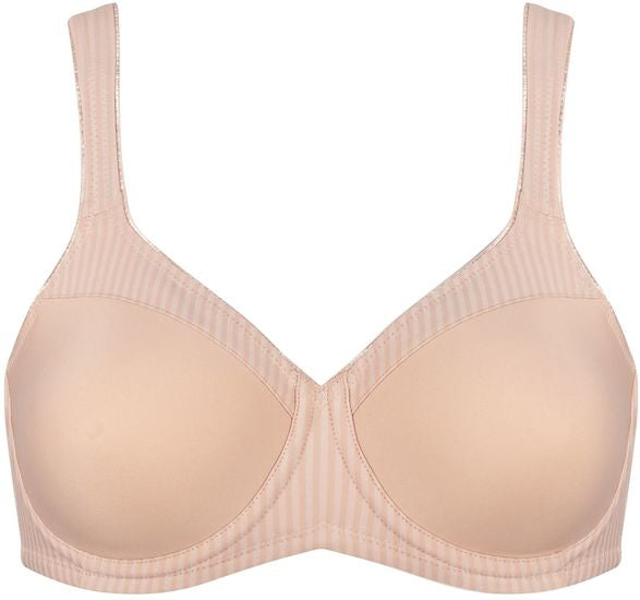 Triumph Modern Soft+Cotton Bügel-BH, Minimizer neutral beige