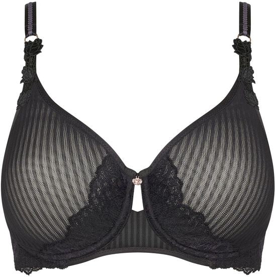 Triumph Peony Florale Bügel-BH, Minimizer black