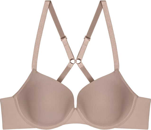 Triumph Pure Micro Bügel-BH mit Halbschale und Einlage braun