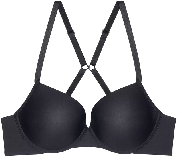 Triumph Pure Micro Bügel-BH mit Halbschale und Einlage schwarz