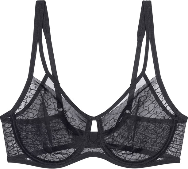 Triumph Signature Sheer Bügel-BH, Minimizer schwarz