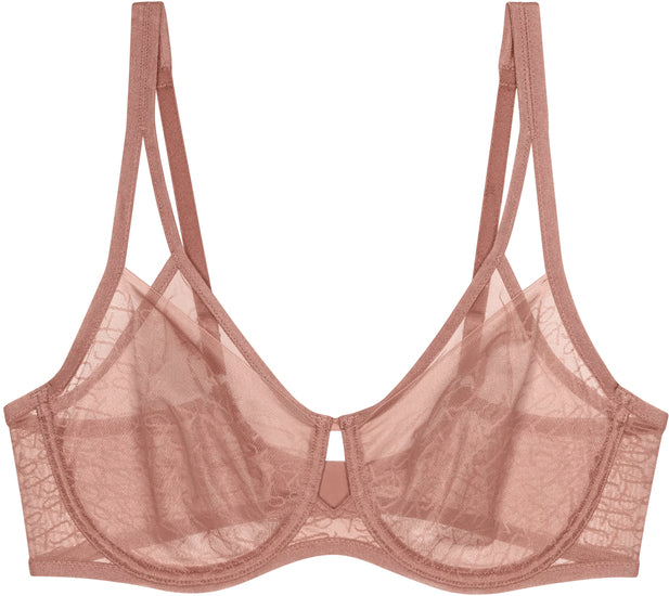 Triumph Signature Sheer Bügel-BH, Minimizer toasted almond
