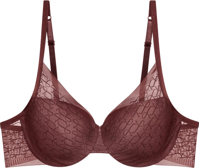 Triumph Signature Sheer Bügel-BH mit Halbschale und Einlage decadent chocolate