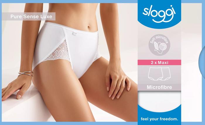 Sloggi PureSense Lux Tai, 2er-Pack WHITE
