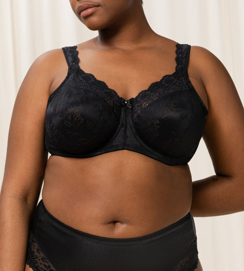 Triumph Stellina  Damen Miederwaren BH kurz Mittelträger mit Bügel schwarz