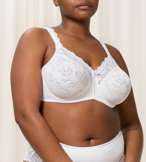 Triumph Stellina  Damen Miederwaren BH kurz Mittelträger mit Bügel weiß